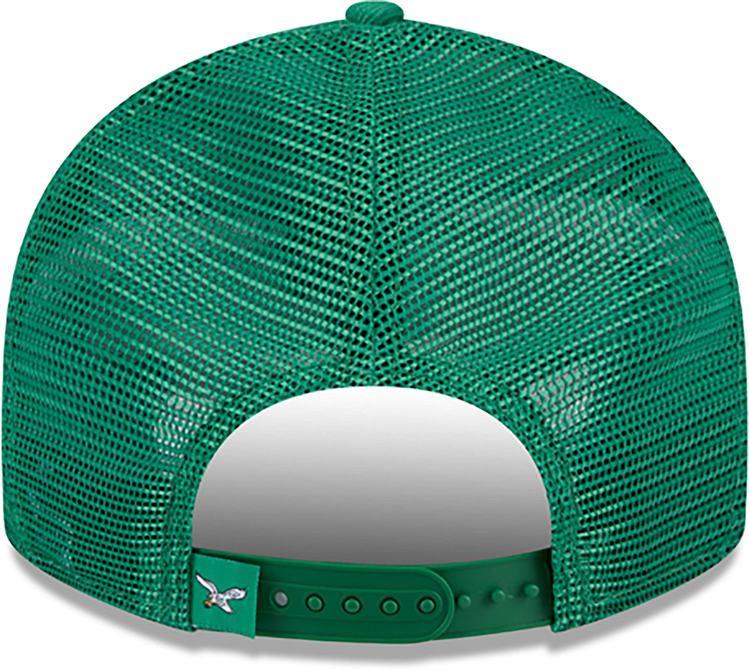 New Era Adults' Philadelphia Eagles Logo Low Profile OTC Trucker Cap - view number 6