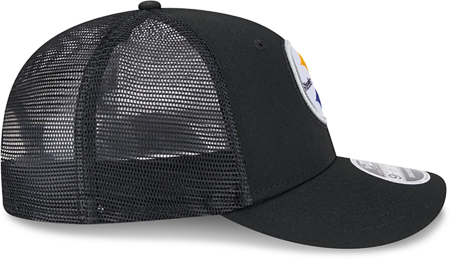 New Era Adults' Pittsburgh Steelers Logo Low Profile OTC Trucker Cap - view number 5