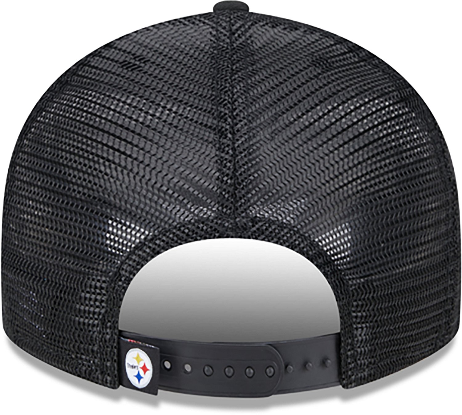 New Era Adults' Pittsburgh Steelers Logo Low Profile OTC Trucker Cap - view number 6