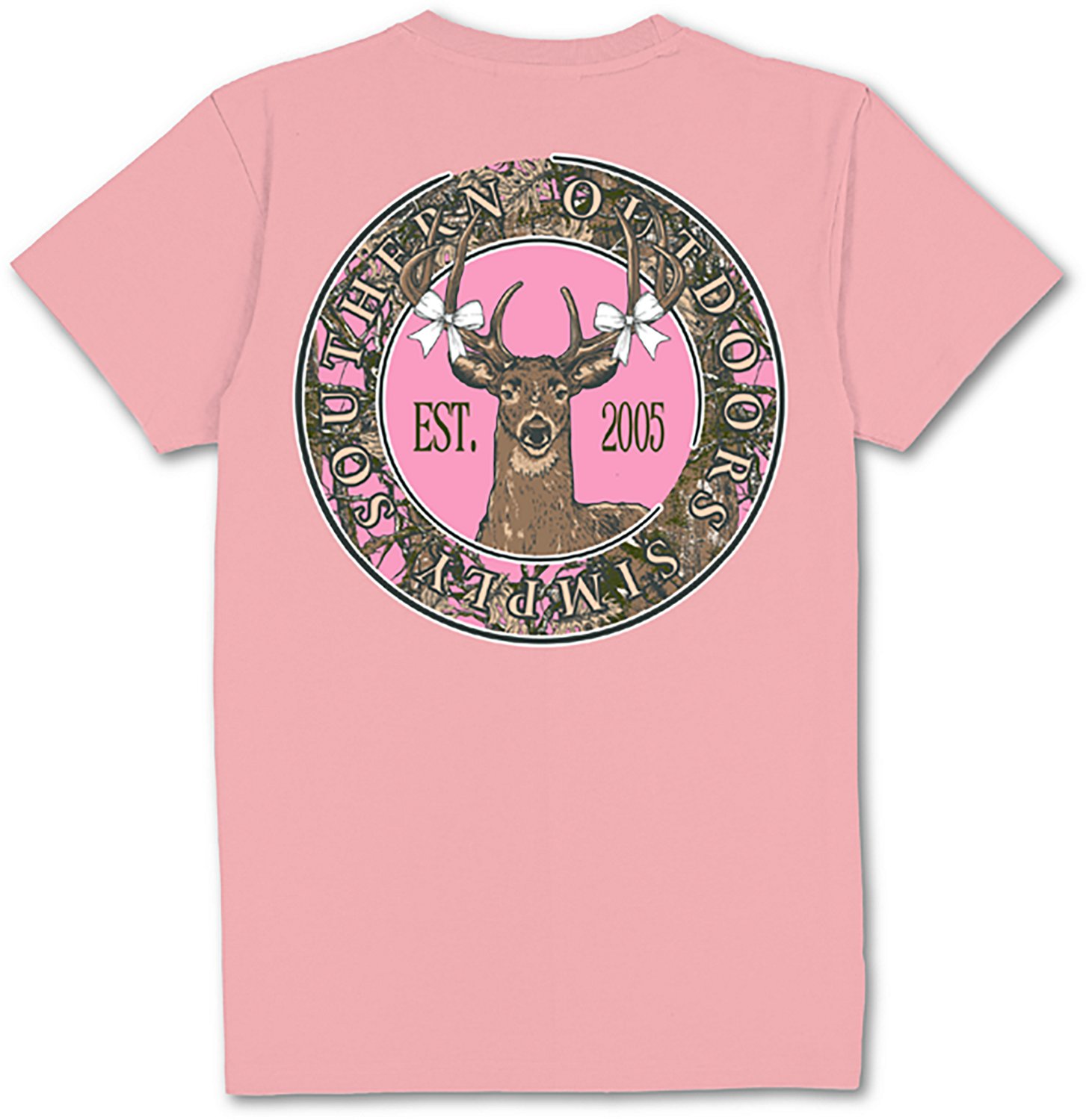 Simply Southern Women's Camo Deer T-shirt - view number 3