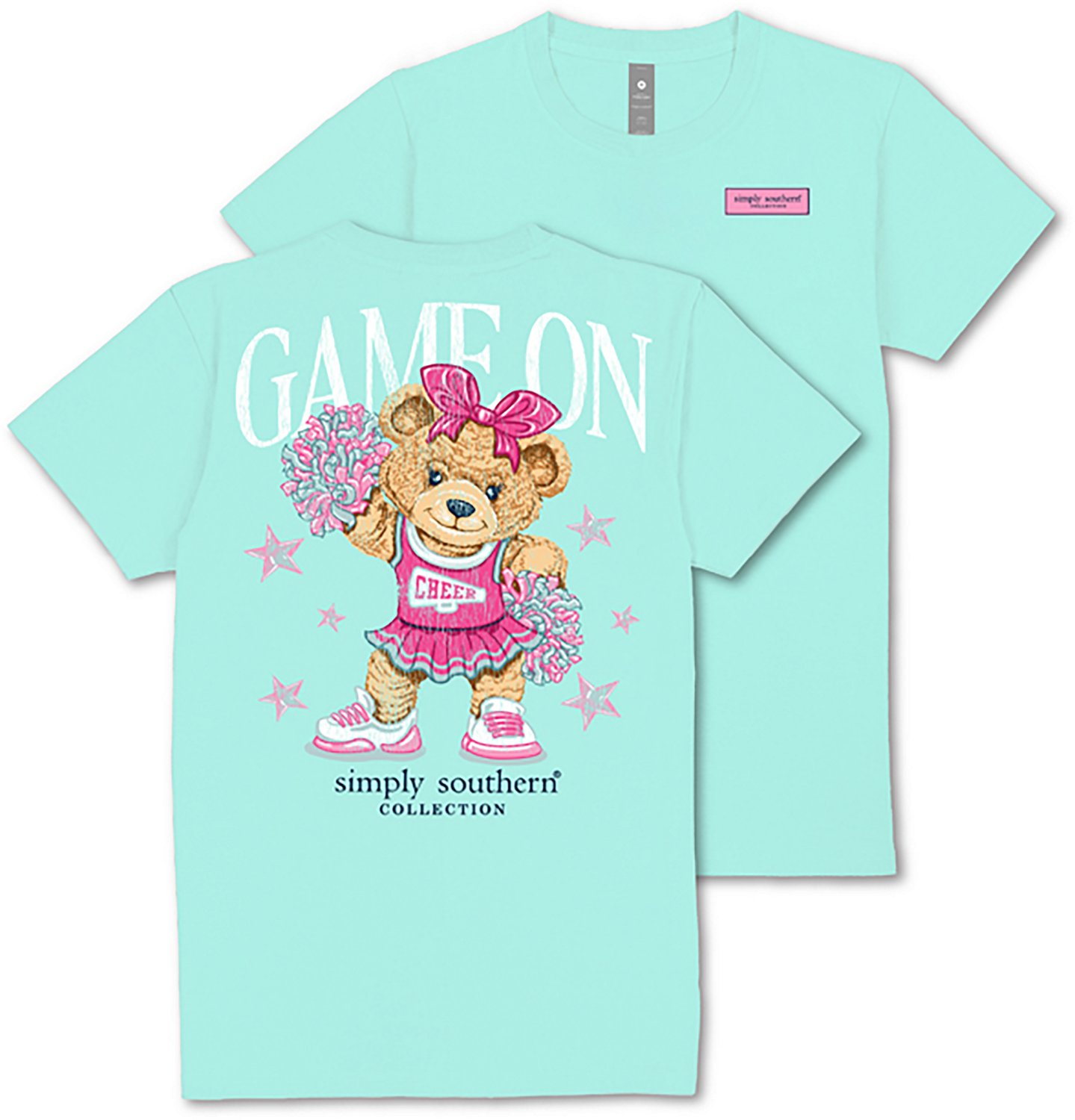 Simply Southern Women's Cheer Bear T-shirt - view number 4