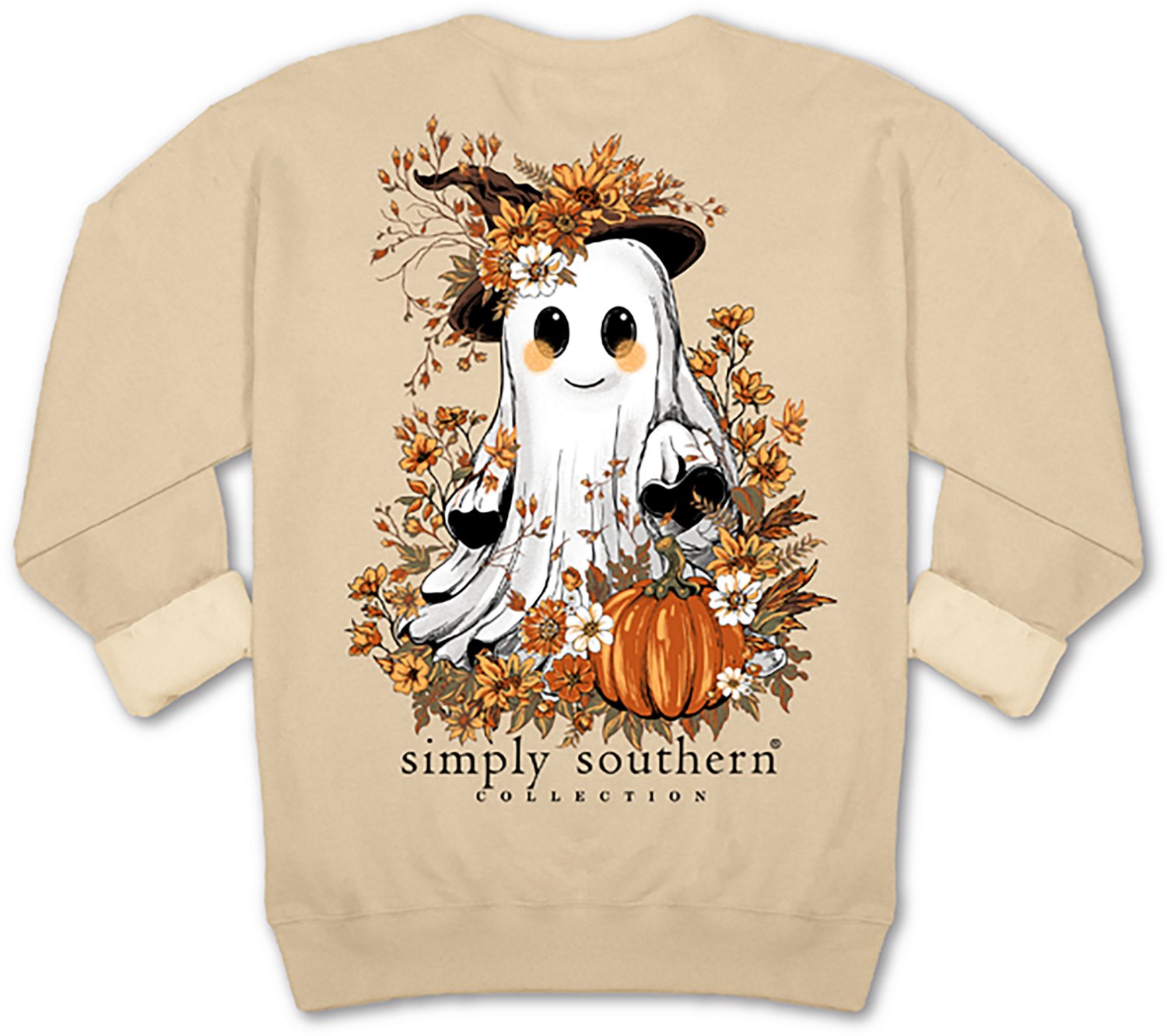 Simply Southern Women's Ghost Fleece Crew Sweater - view number 2
