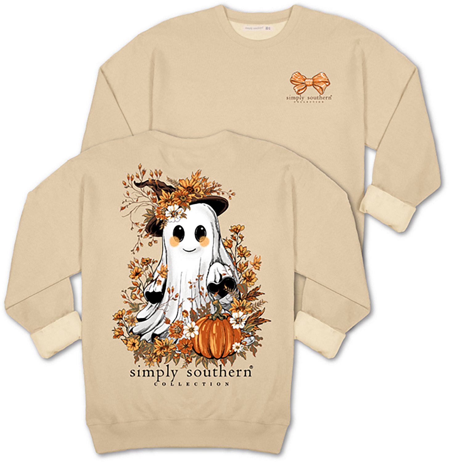 Simply Southern Women's Ghost Fleece Crew Sweater - view number 4