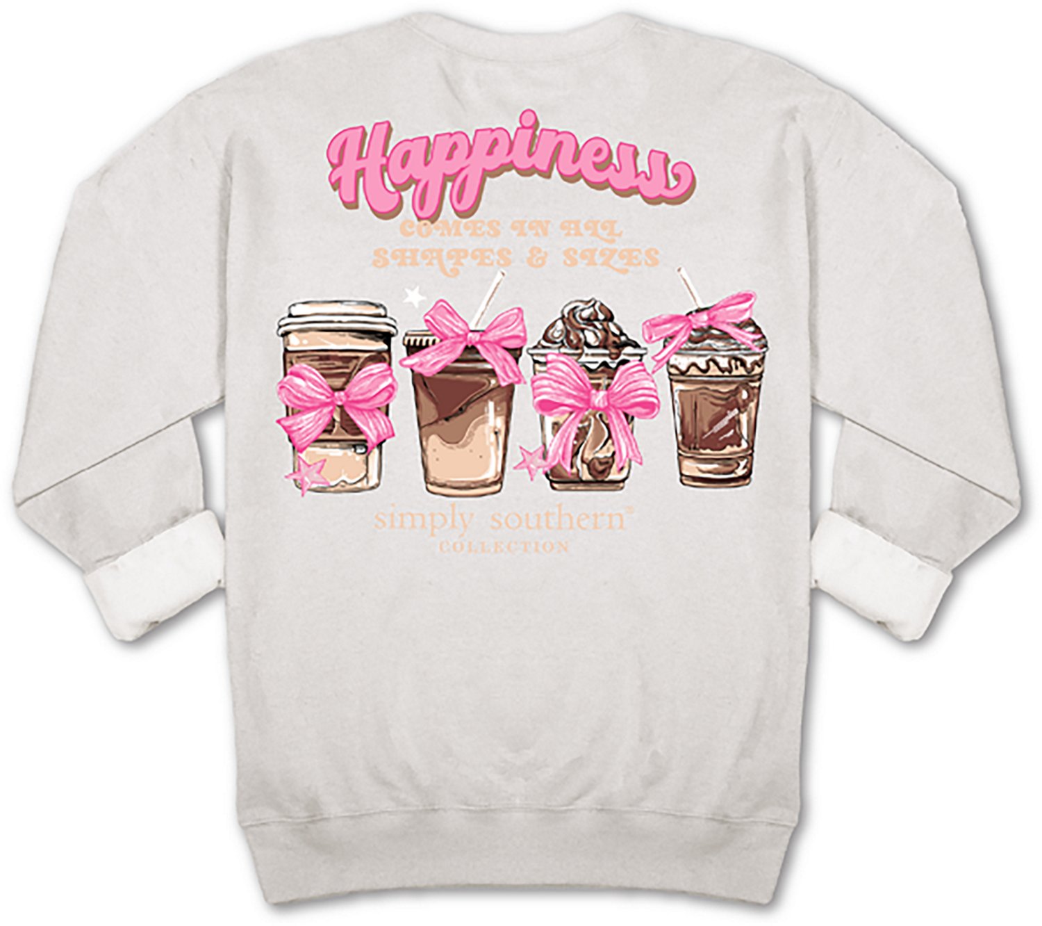 Simply Southern Women's Coffee Sizes Fleece Crew Sweater - view number 2