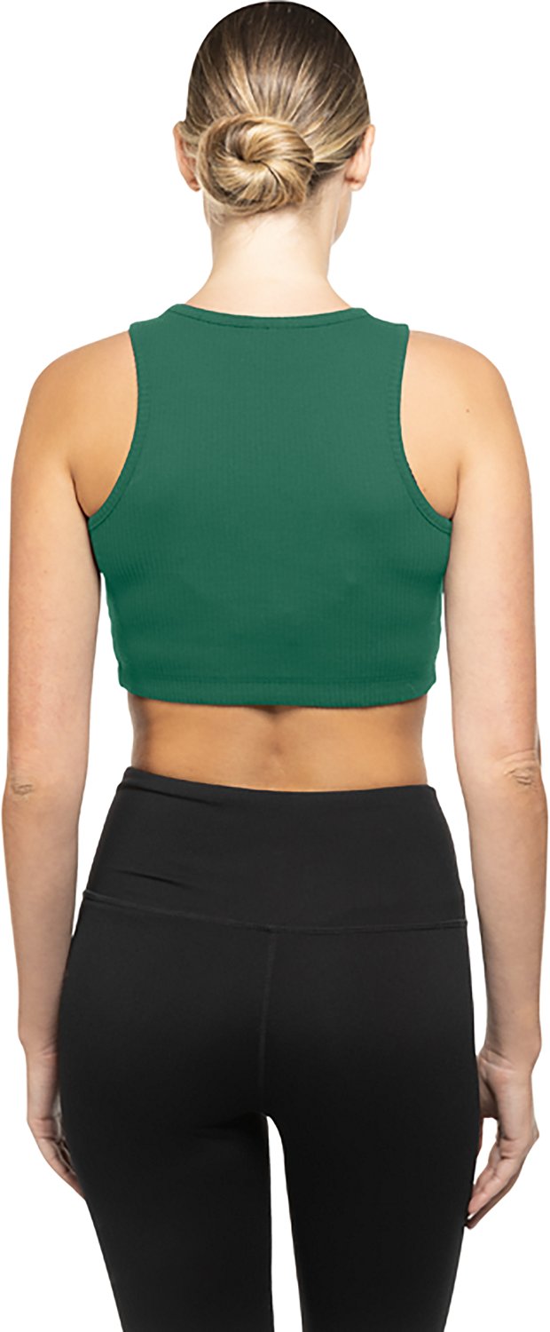 New Era Philadelphia Eagles Women's Rib Crop Tank Top - view number 4