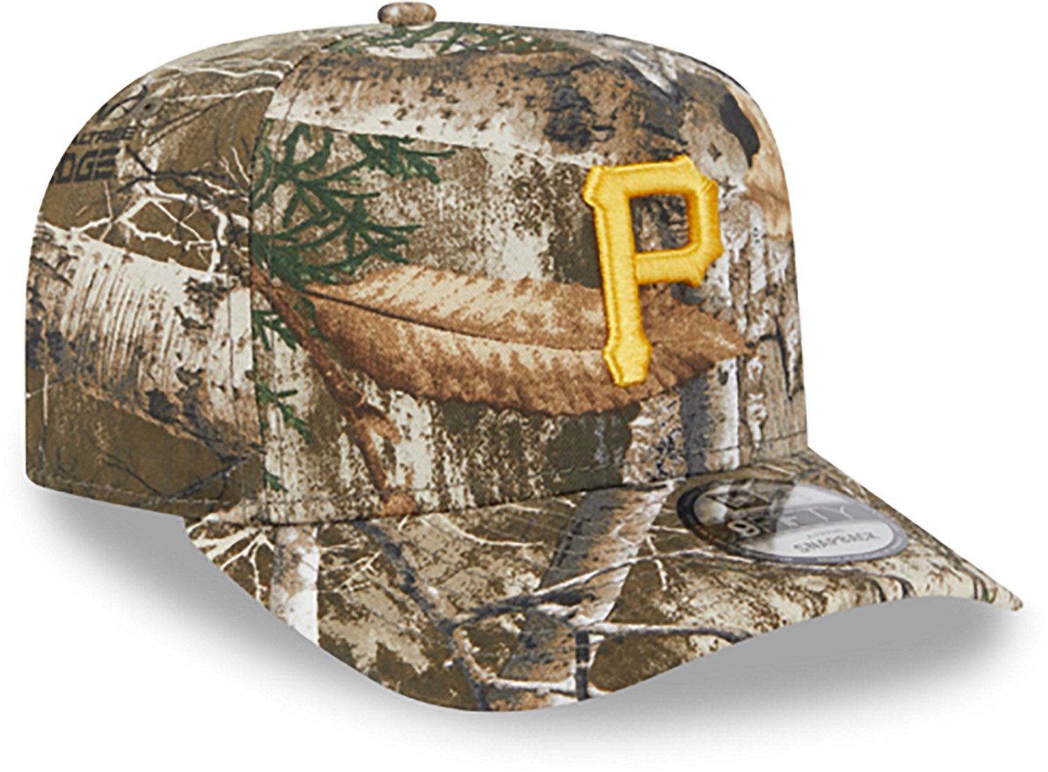 New Era Men's Pittsburgh Pirates Camo 9FIFTY A-Frame Cap - view number 3