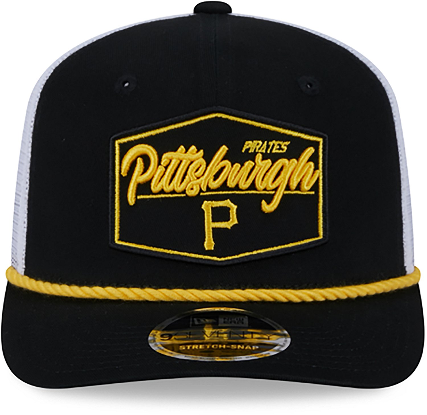 New Era Men's Pirates Trucker Patch 9SEVENTY Cap - view number 2