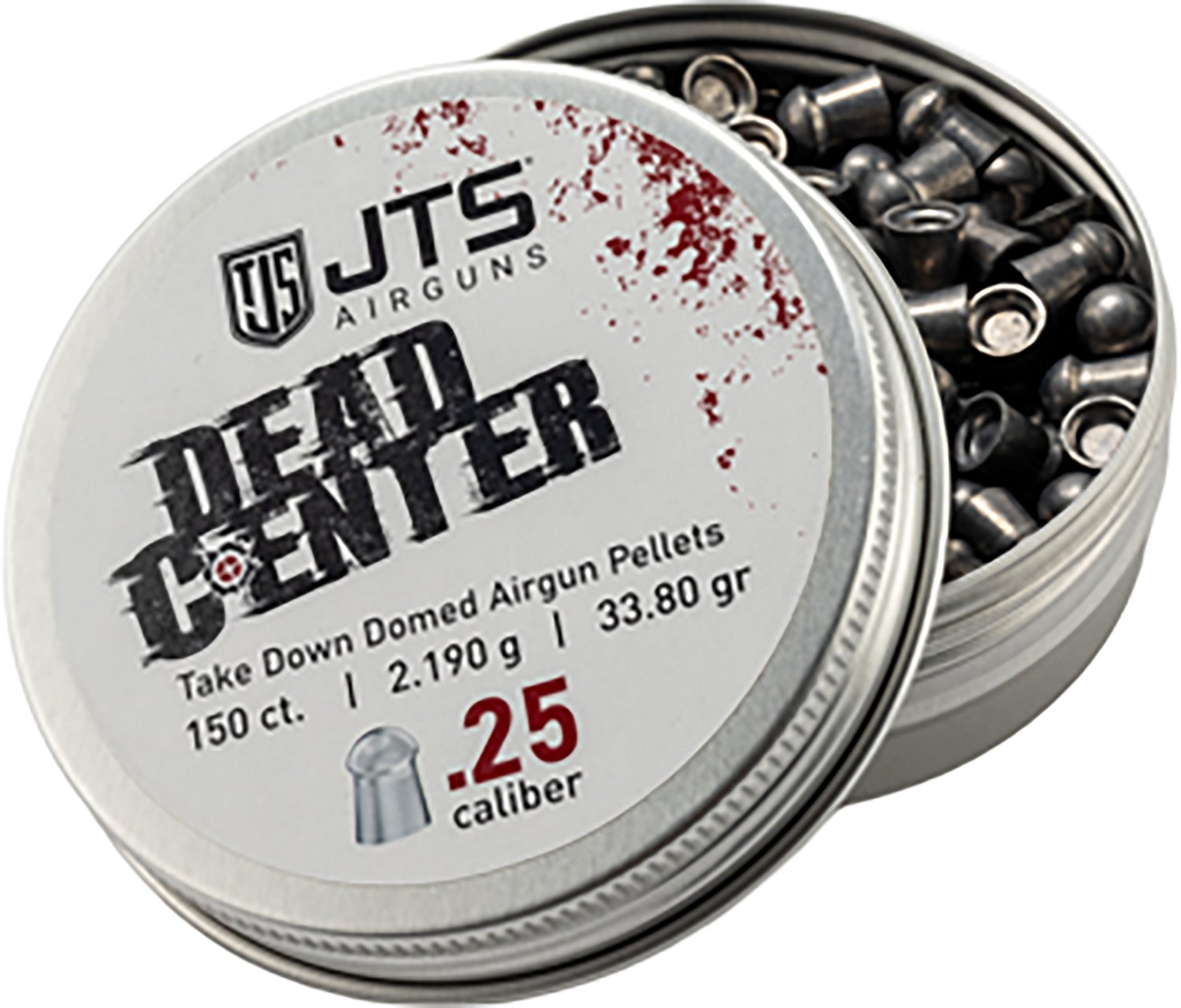 JTS Dead Center Precision .25 Semi-Domed Pellets