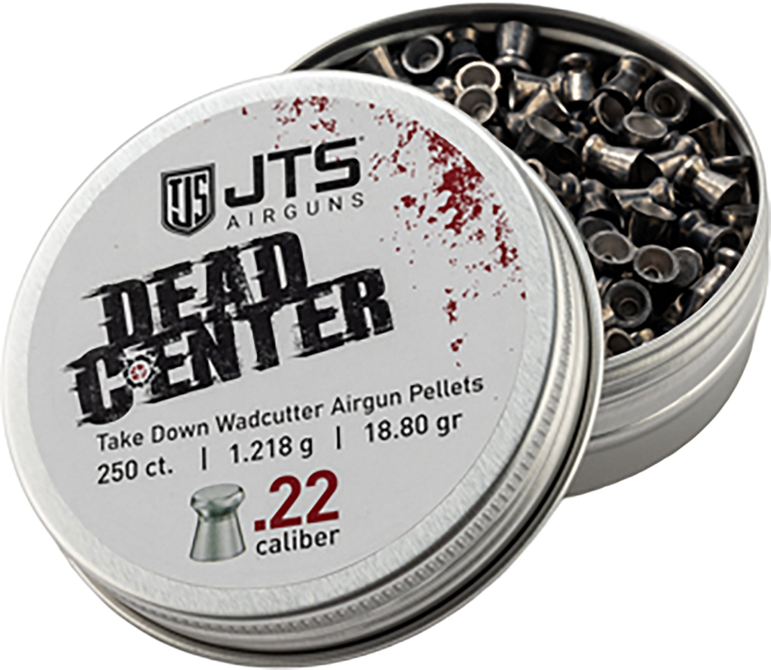 JTS Dead Center Precision .22 Wadcutter Pellets - 250 Rounds - view number 2