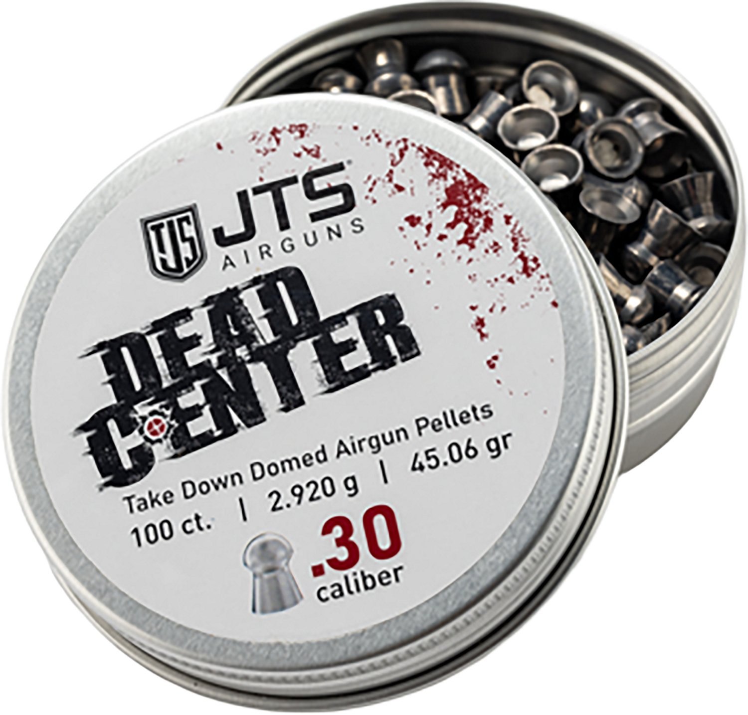 JTS Dead Center Precision .30 Domed Pellets - 100 Rounds - view number 2