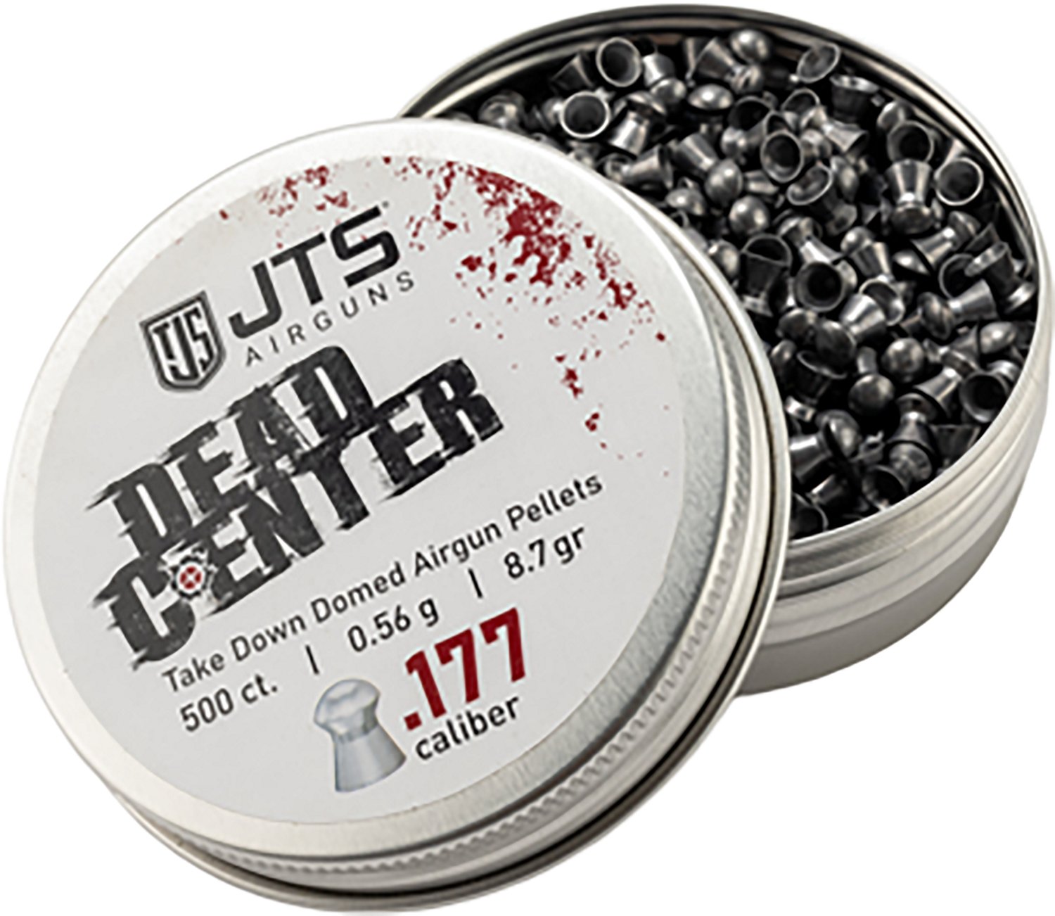 JTS Dead Center Precision .177 Domed Pellets