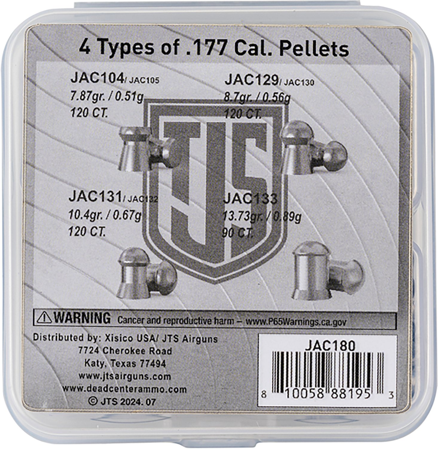 JTS Dead Center Pellet .177 Consumer Test Pack - view number 3