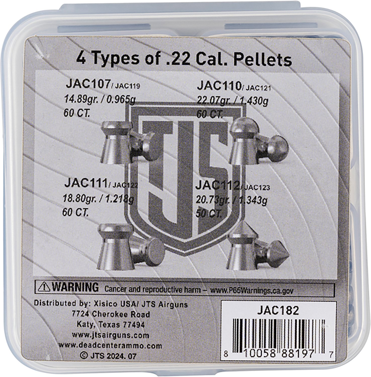 JTS Dead Center Pellet .22 Consumer Test Pack 2 - view number 3
