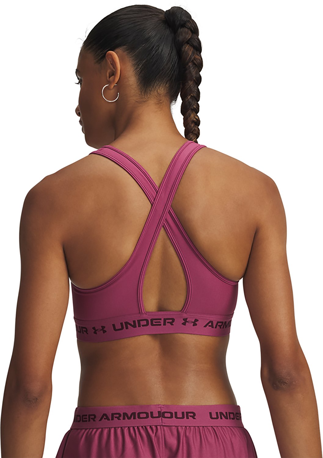 Under Armour Women's Crossback Mid Sports Bra                                                                                    - view number 2