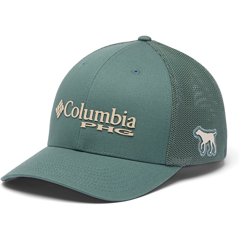 Columbia PHG Logo Mesh Ball Cap - High in Pond / Dog - Size: S/M