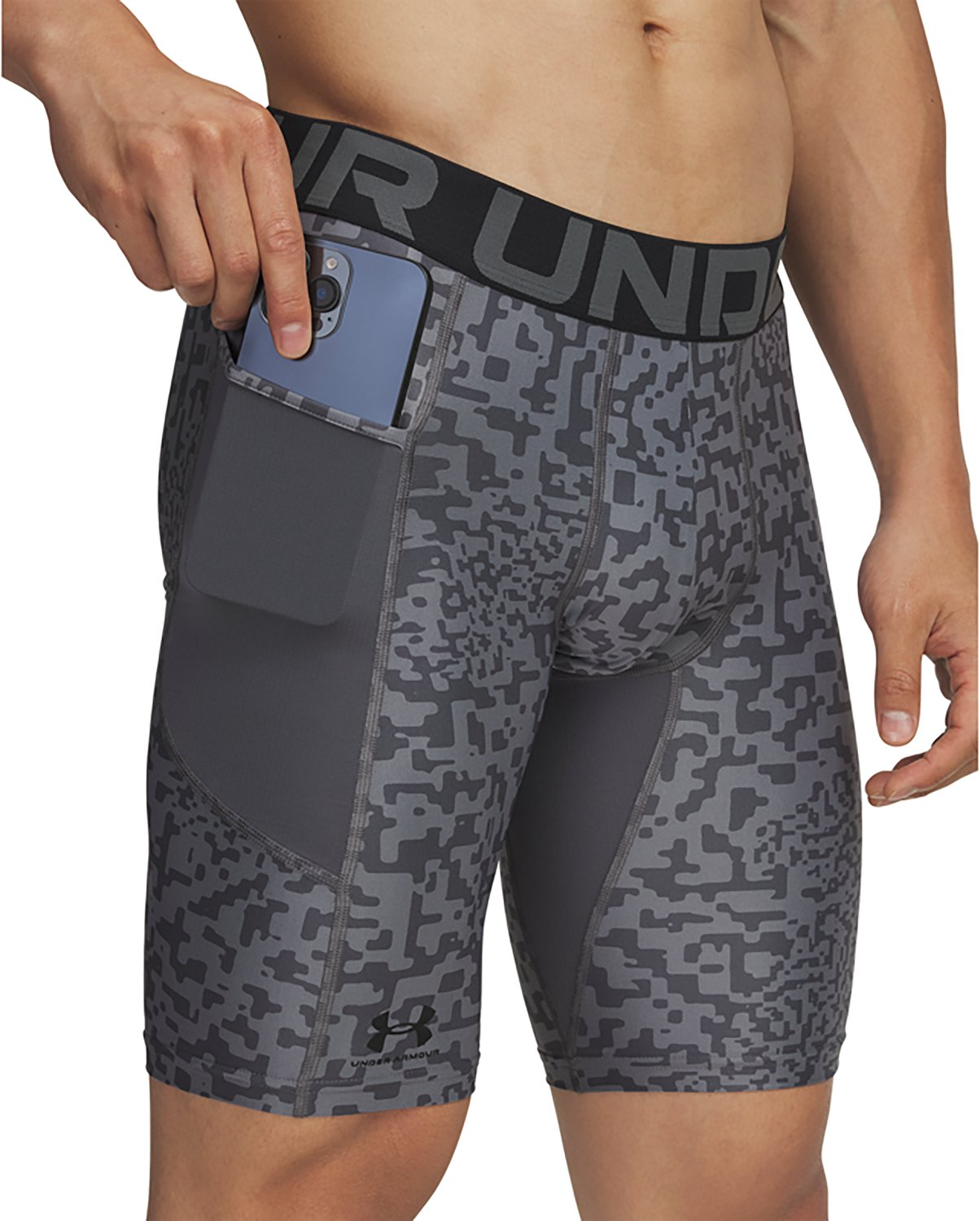 Under Armour Men's HeatGear Printed Long 10 in Shorts                                                                            - view number 4