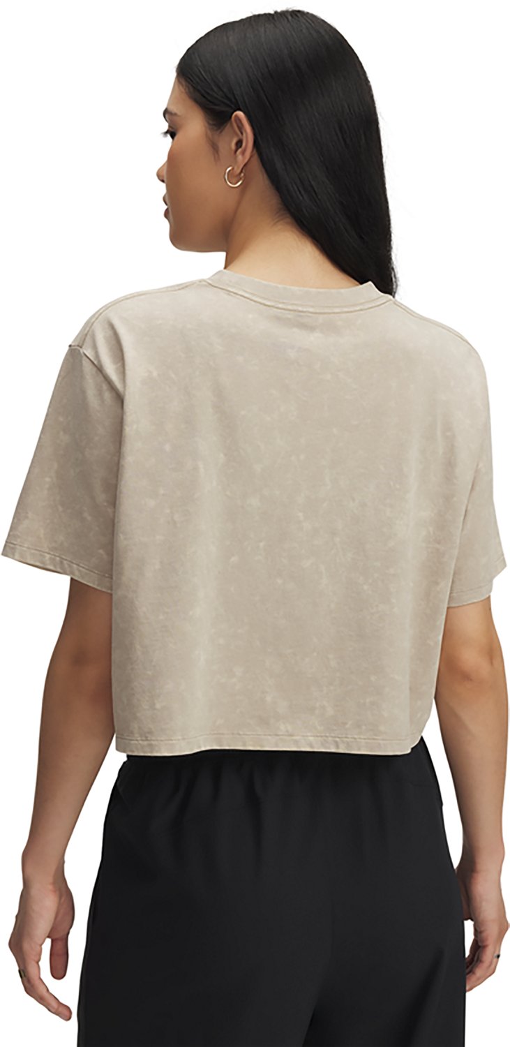 Under Armour Women's Wash Logo Boxy Crop T-shirt - view number 2