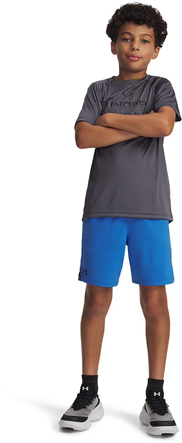 Under Armour Boys' Tech Vent Printed Shorts 6 in - view number 3