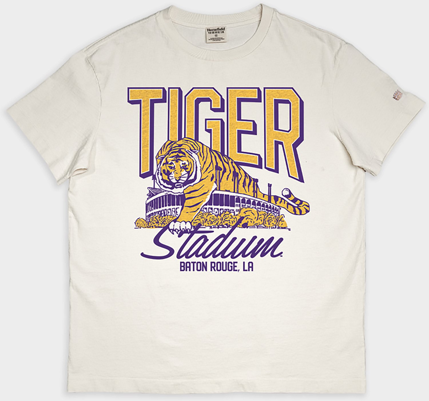 Homefield Men's Louisiana State University Tigers Stadium Vintage Heavyweight Boxy Short Sleeve T-shirt - view number 1