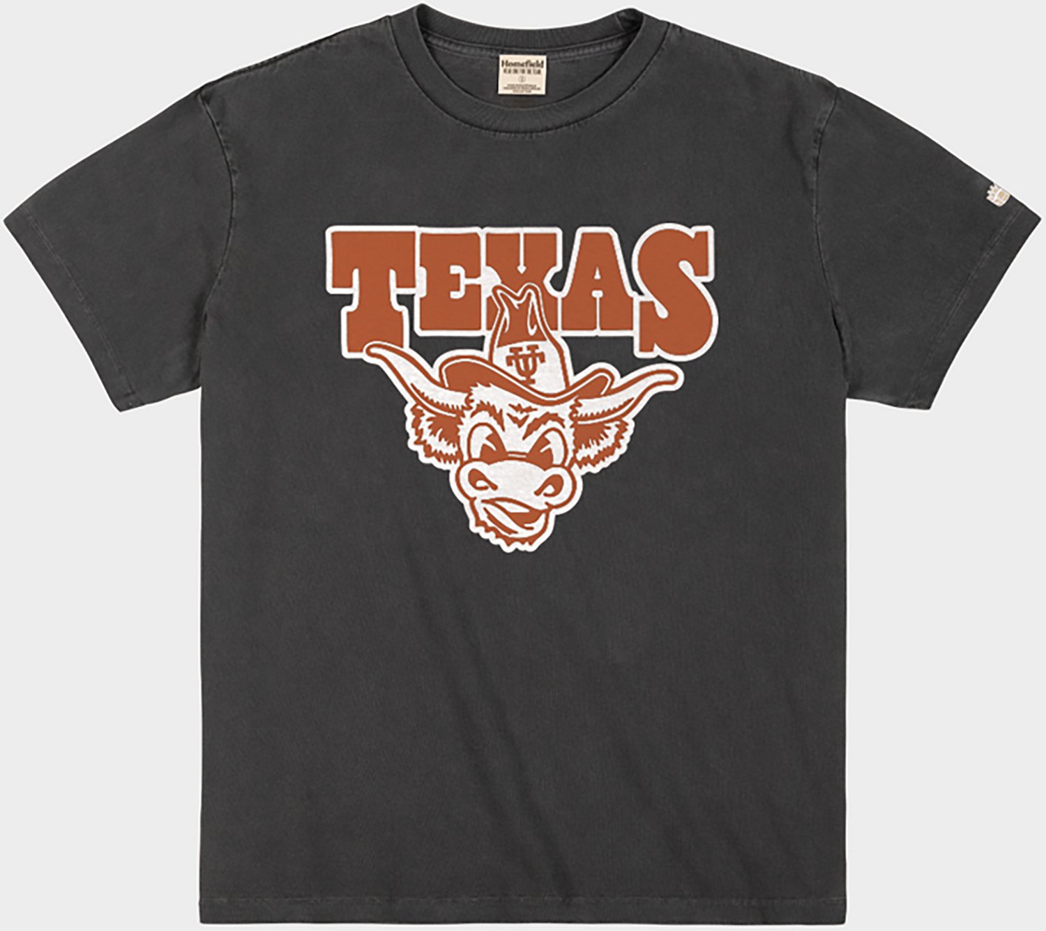 Homefield Men's University of Texas Longhorns Vintage Graphic Heavyweight Boxy Short Sleeve T-shirt