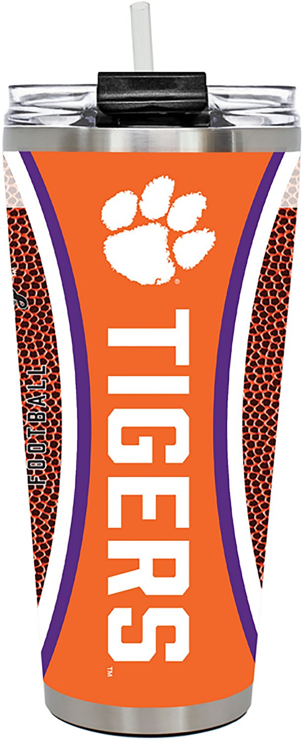 Great American Products Clemson Game Ball Big Slim 30 oz Tumbler