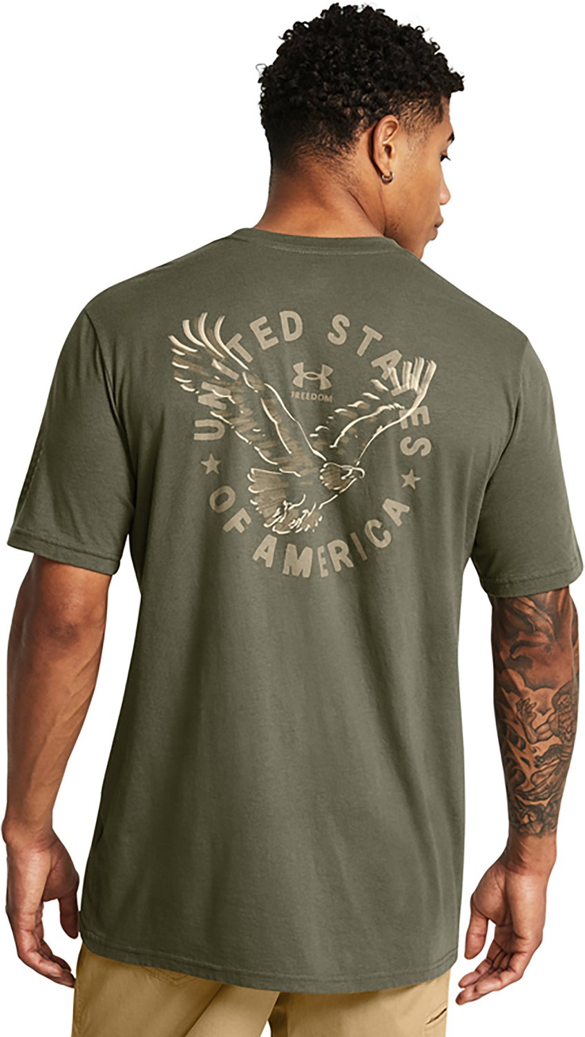 Under Armour Men's Freedom Vintage Eagle Graphic T-shirt - view number 4