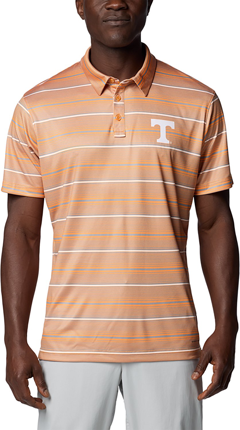Columbia Tennessee Tennessee Volunteers PFG Super Terminal Tackle Omni-Shade Stripe Polo - view number 4