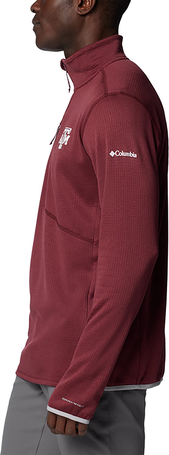 Columbia Texas AM Aggies Park View Grid Fleece Omni-Wick Half-Zip Jacket - view number 2