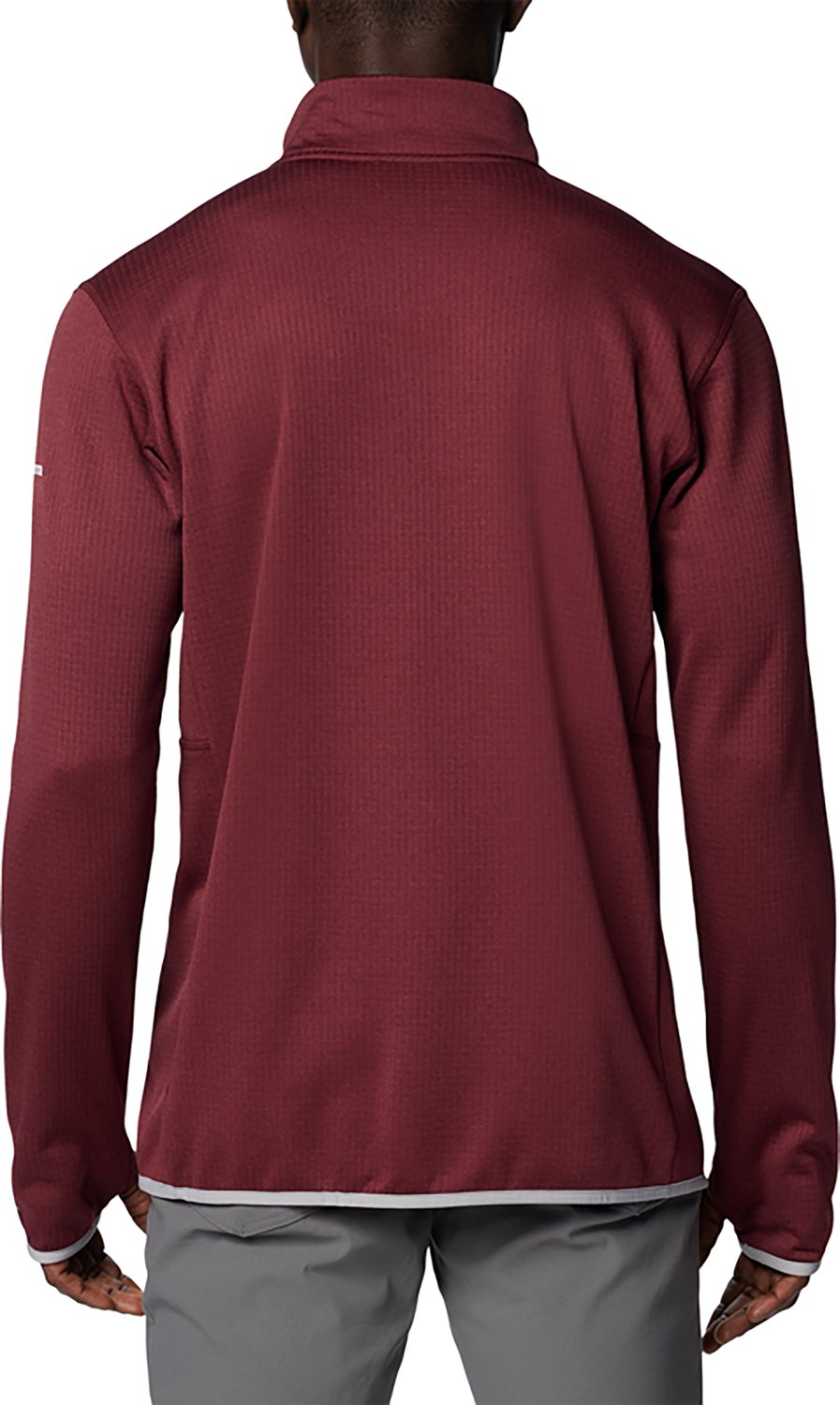 Columbia Texas AM Aggies Park View Grid Fleece Omni-Wick Half-Zip Jacket - view number 3