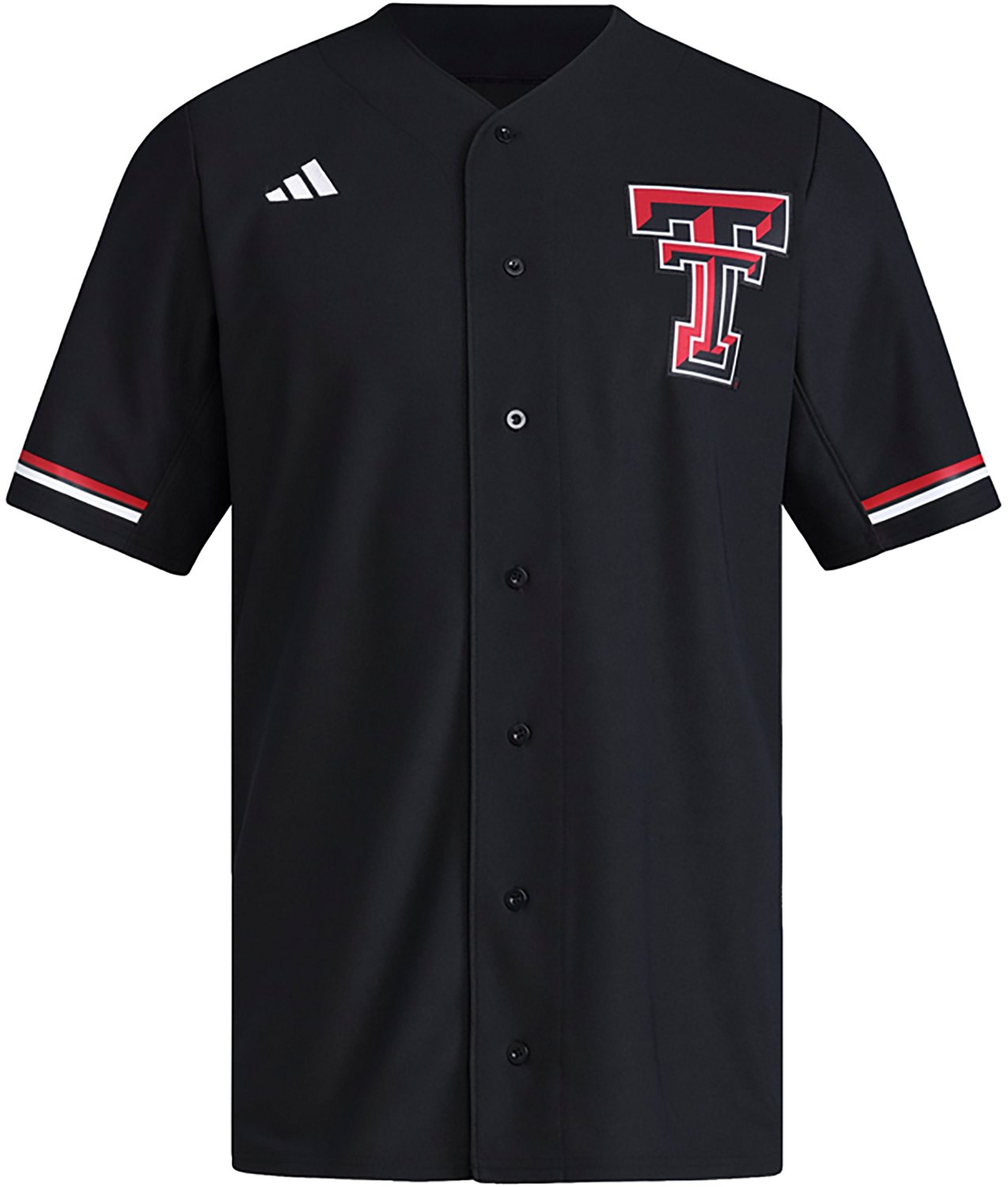 adidas Men's Texas Tech Red Raiders Replica Jersey - view number 3