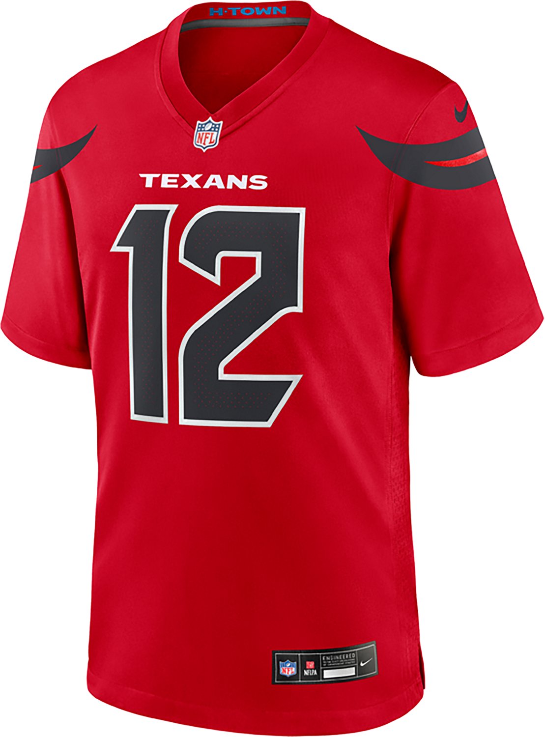 Nike Men's Houston Texans Nico Collins #12 Horn Logo Alternate Game Jersey - view number 4