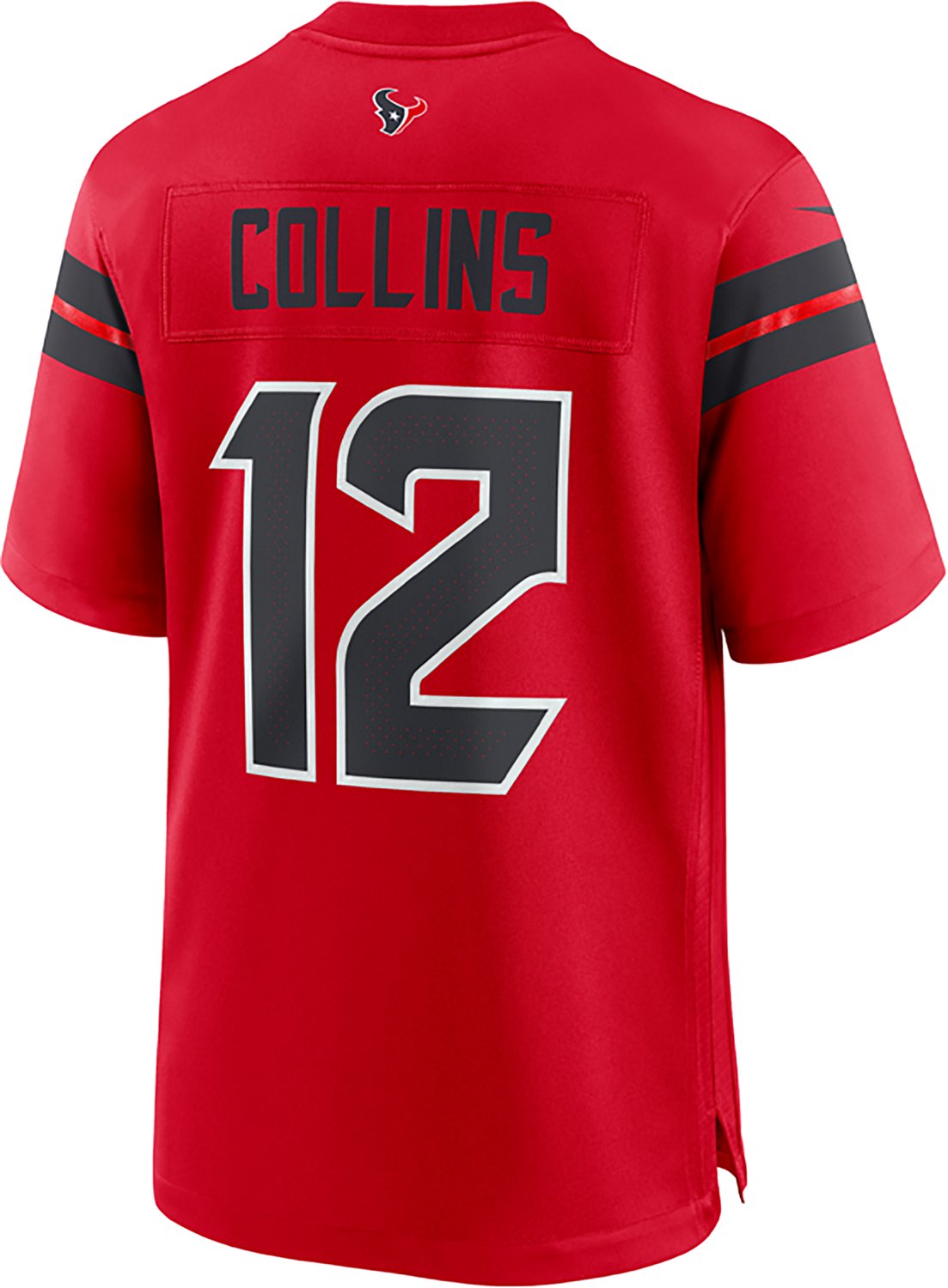 Nike Men's Houston Texans Nico Collins #12 Horn Logo Alternate Game Jersey - view number 2