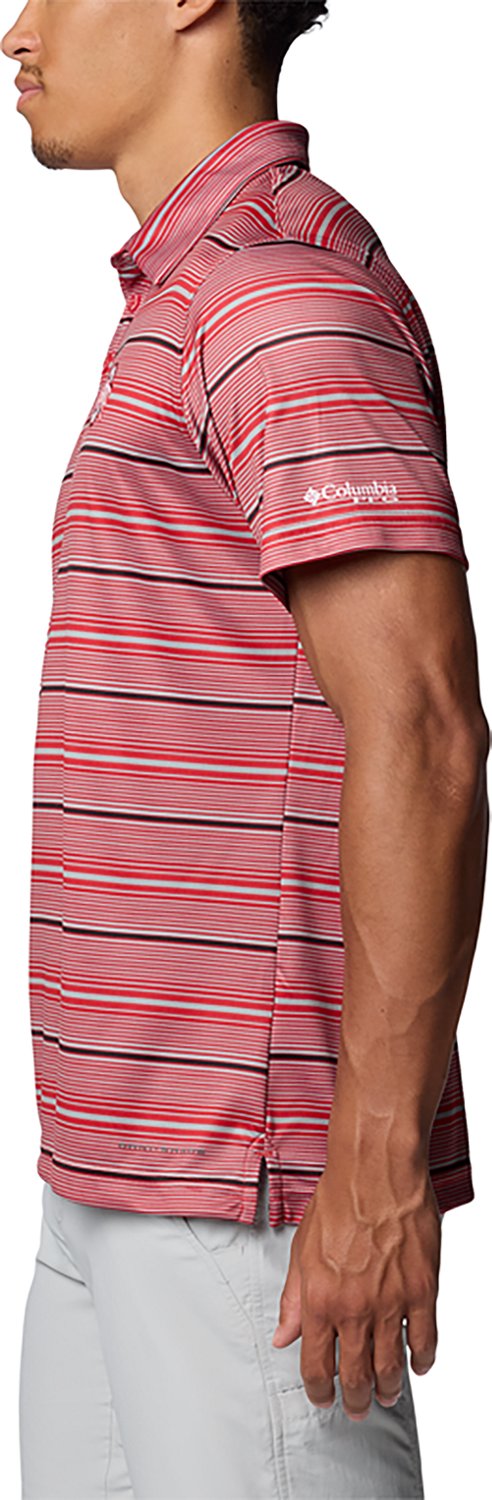 Columbia Men's Ohio State Stripe Super Terminal Tackle Polo - view number 5