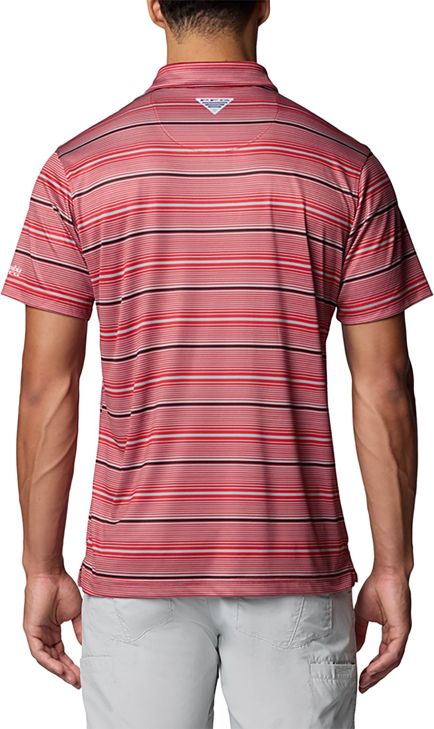 Columbia Men's Ohio State Stripe Super Terminal Tackle Polo - view number 6