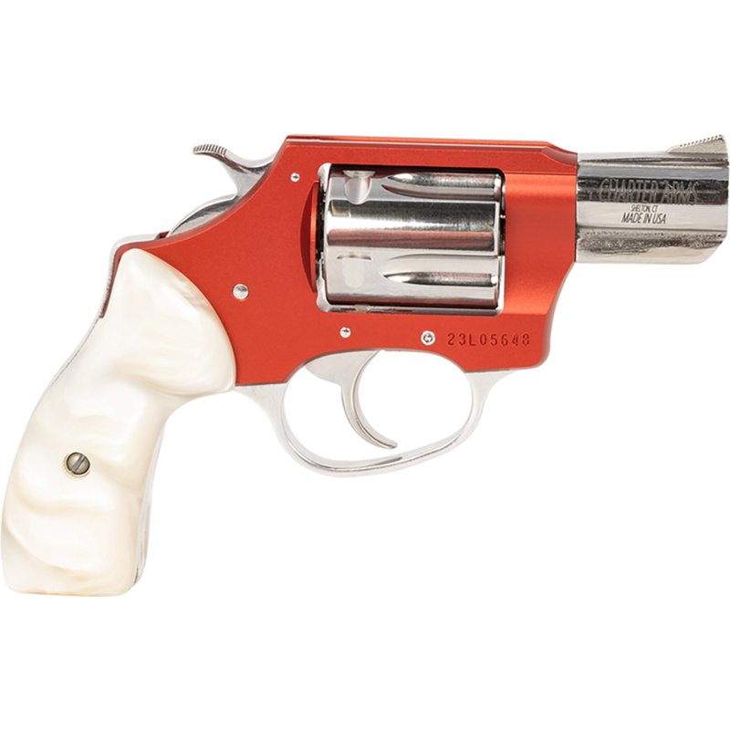 Charter Arms Chic Lady Double-Action Revolver - .38 Spl - Red Anodized Frame