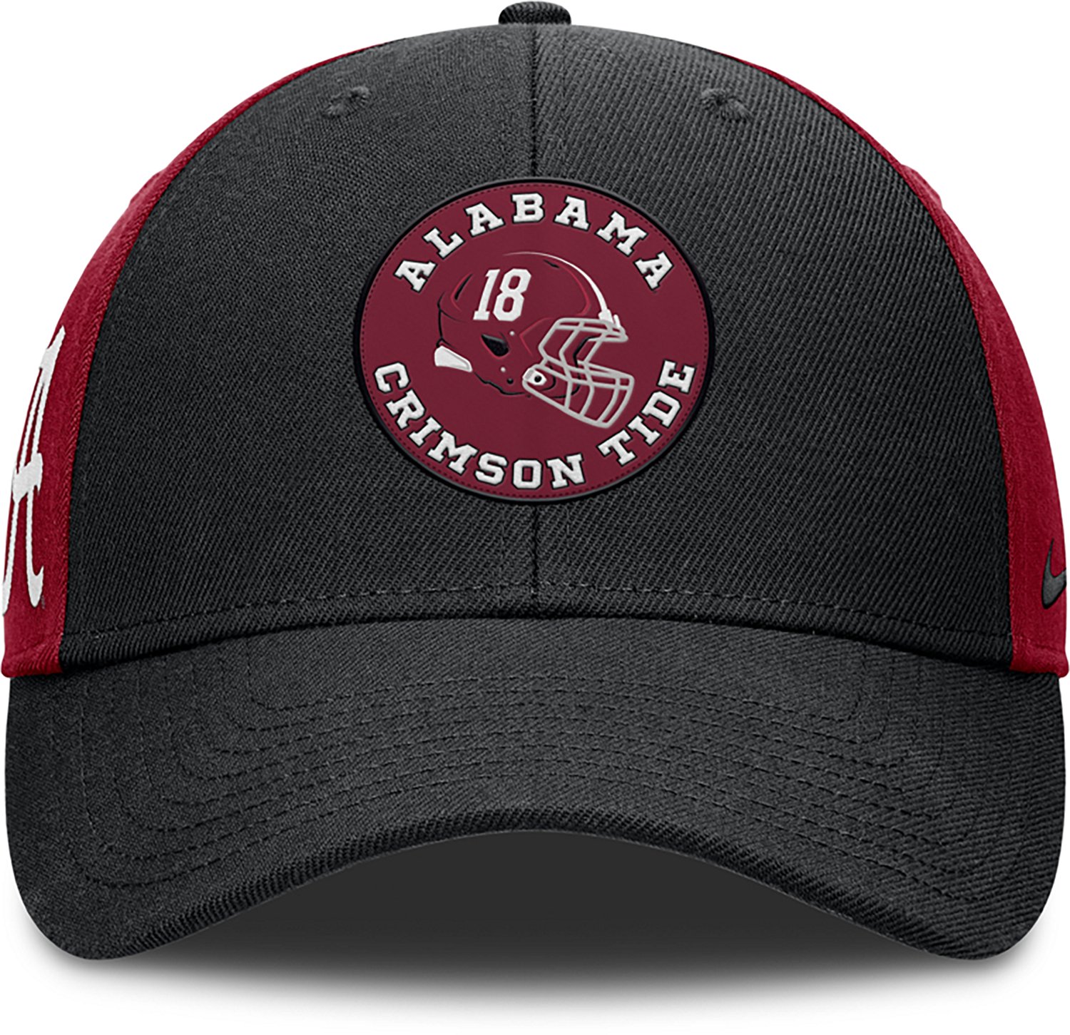 Nike Men's Alabama Dri Fit Rise Football Helmet Logo Local Structured Adjustable Cap - view number 2