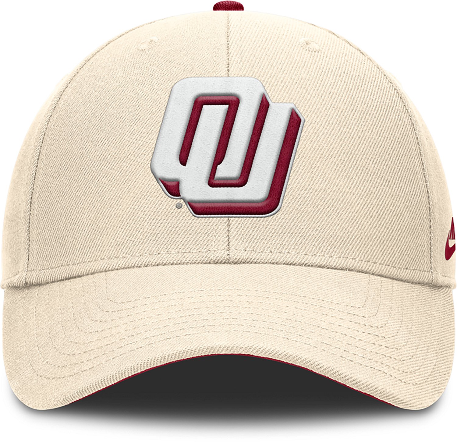 Nike Men's Oklahoma Dri-FIT Rise Legacy Vault Logo Structured Adjustable Cap - view number 7