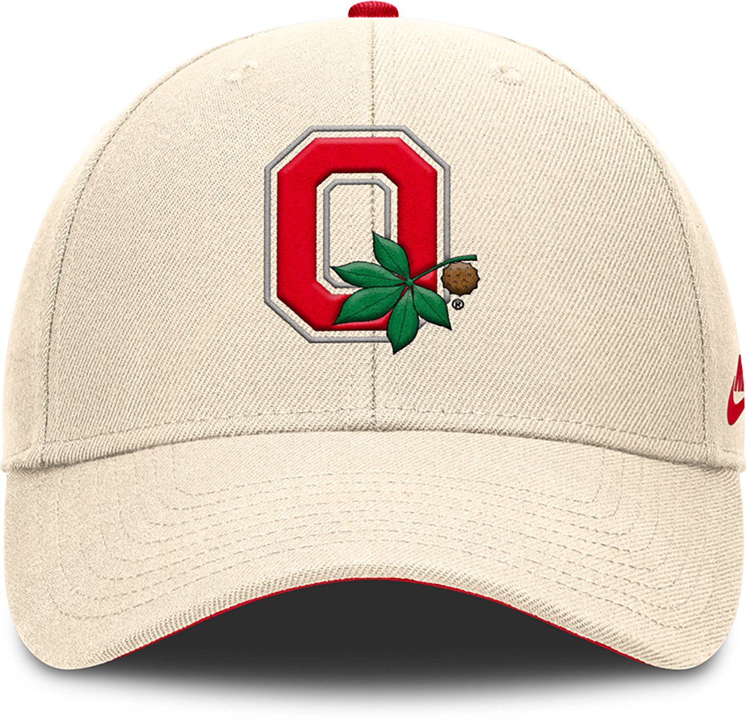 Nike Men's Ohio State Dri-FIT Rise Legacy Vault Logo Structured Adjustable Cap - view number 2