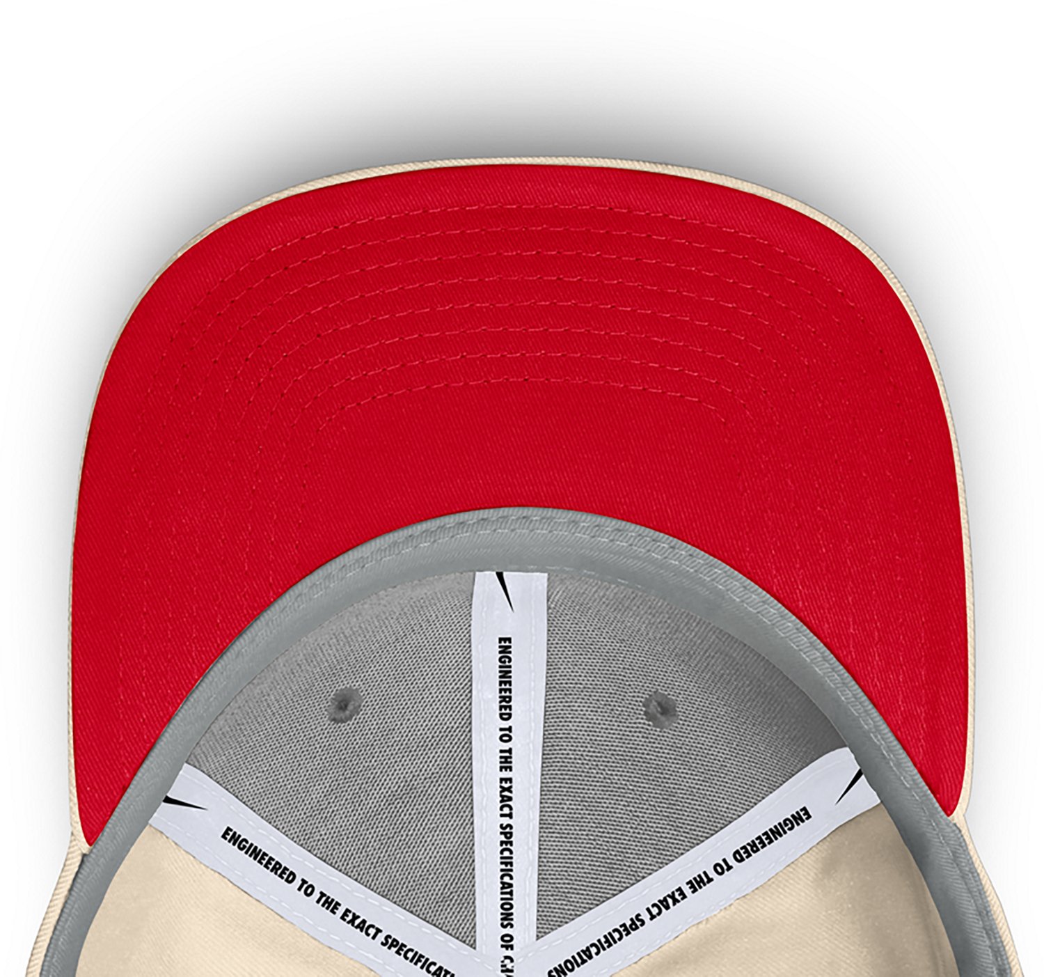 Nike Men's Ohio State Dri-FIT Rise Legacy Vault Logo Structured Adjustable Cap - view number 5