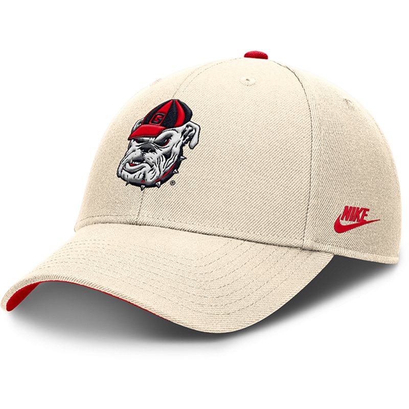 Nike Men's Georgia Dri-FIT Rise Legacy Vault Logo Structured Adjustable Cap