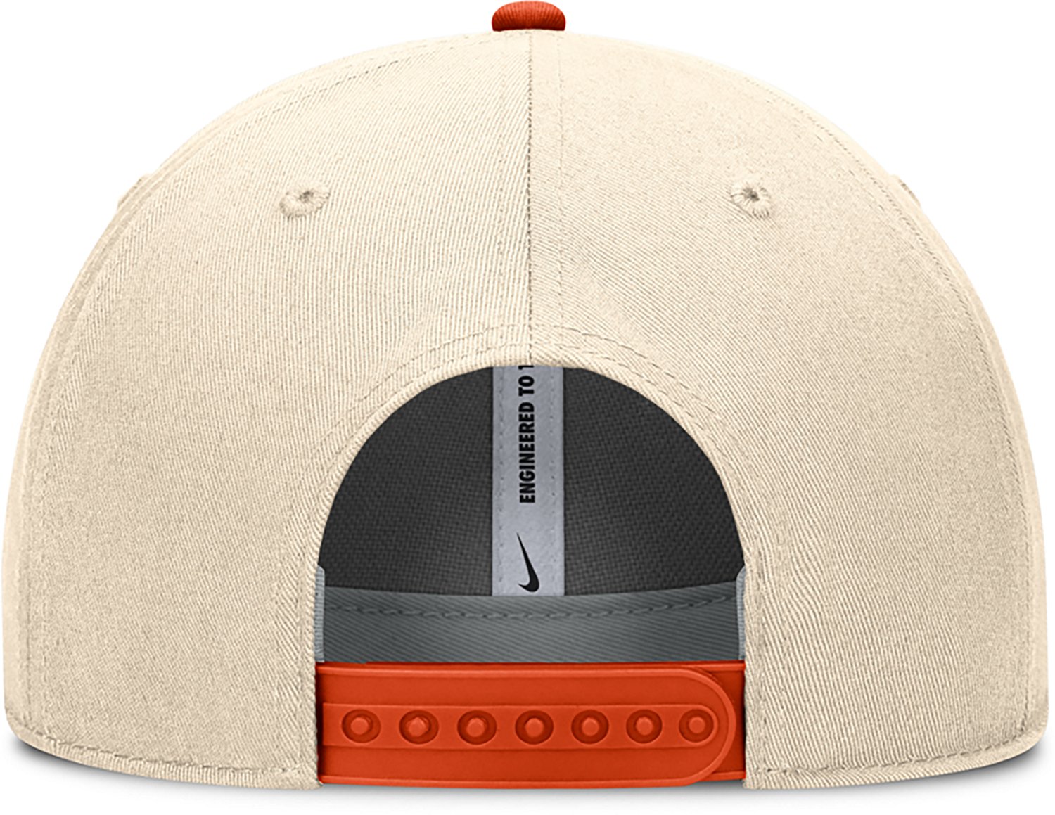 Nike Men's Clemson Dri-FIT Rise Legacy Vault Logo Structured Adjustable Cap - view number 4