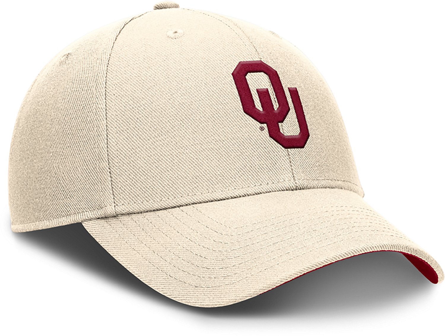 Jordan Men's Oklahoma Dri-FIT Rise Primetime Primary Logo Structured Adjustable Cap - view number 7