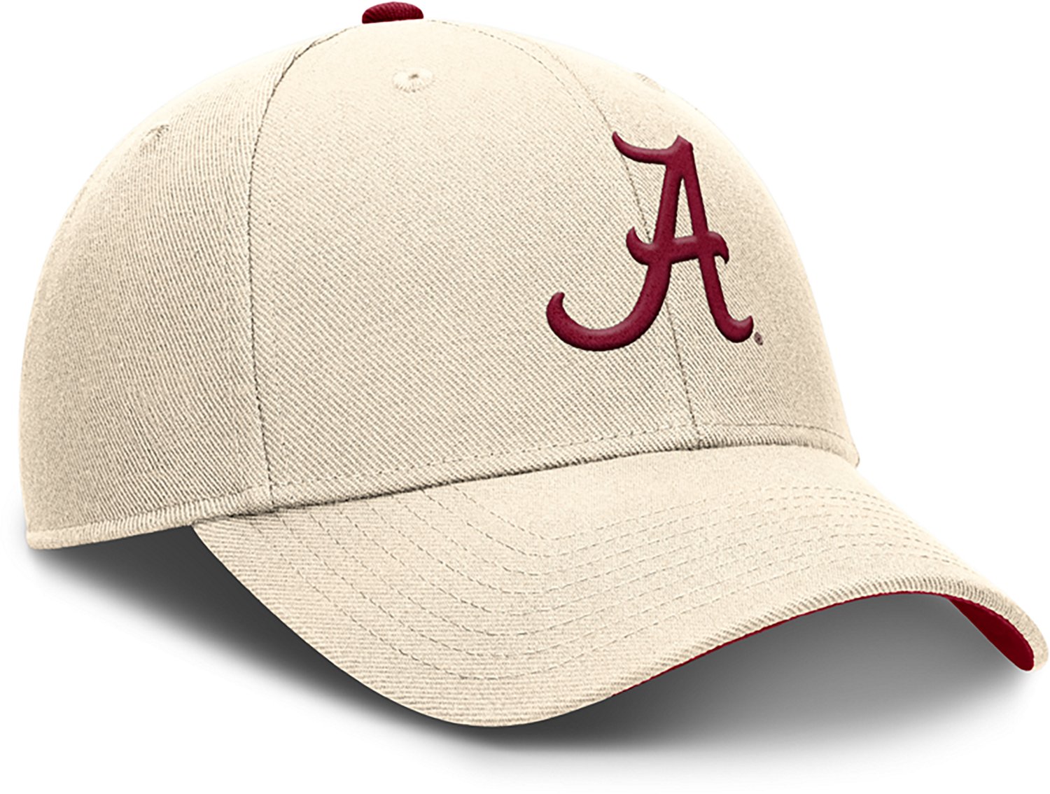 Nike Men's Alabama Dri-FIT Rise Primetime Primary Logo Structured Adjustable Cap - view number 8