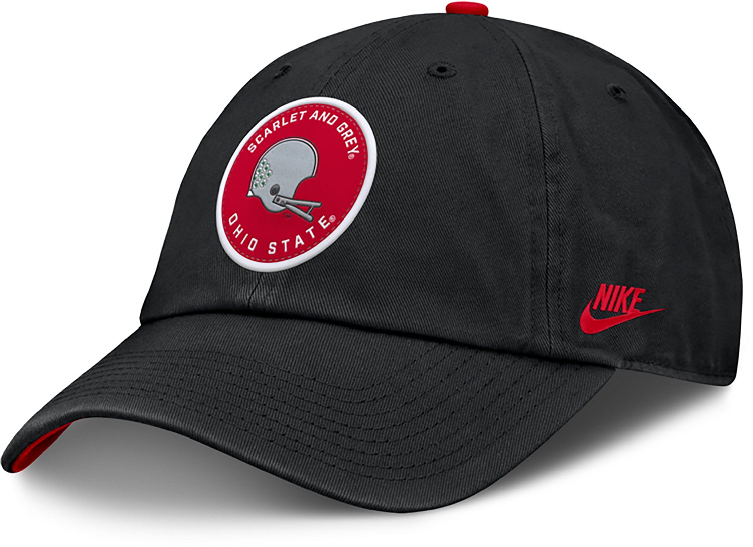 Nike Men's Ohio State Legacy Football Helmet Logo Unstructured Adj Club Cap - view number 5