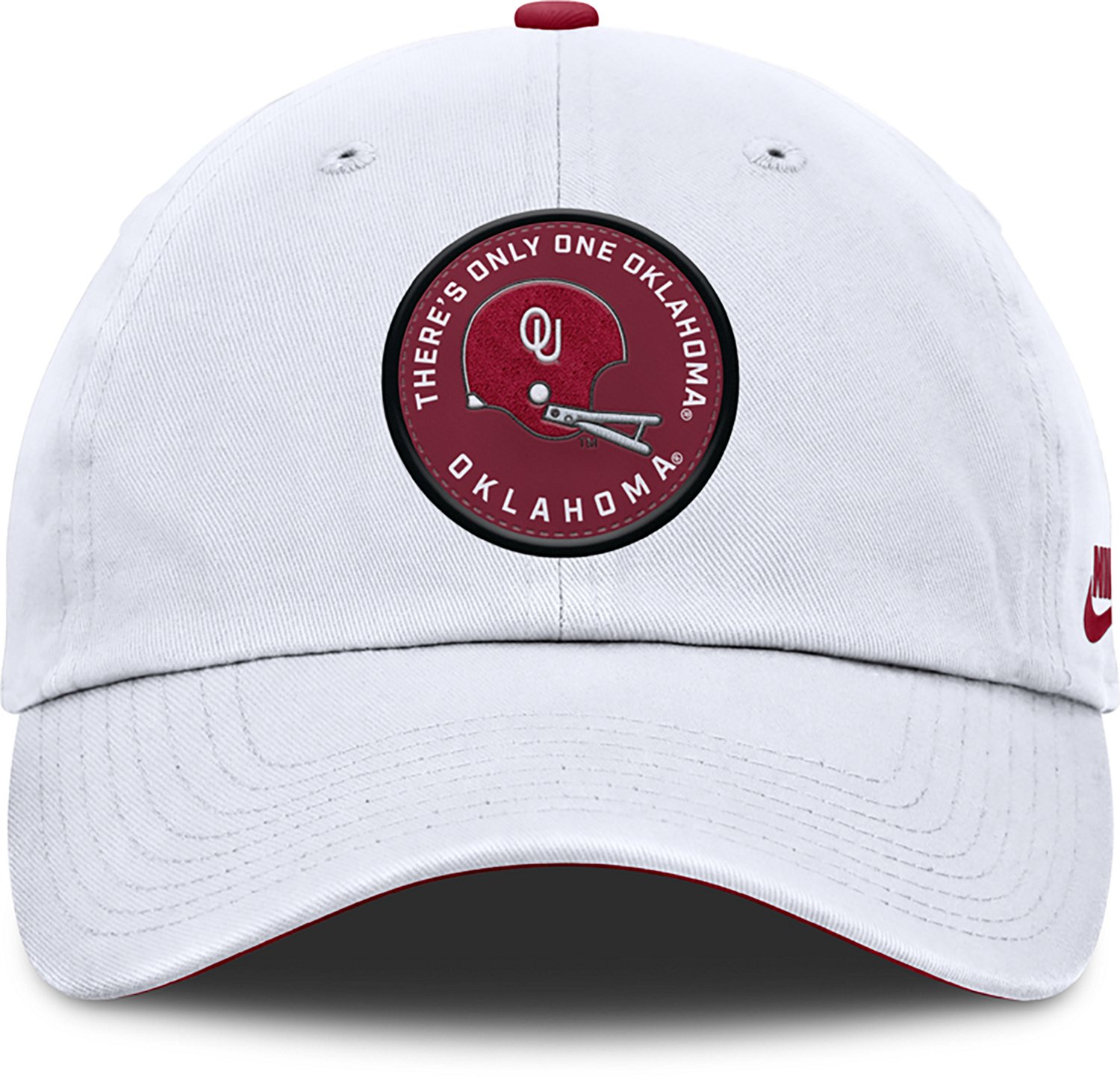 Nike Men's Oklahoma Legacy Football Helmet Logo Unstructured Adjustable Club Cap - view number 6
