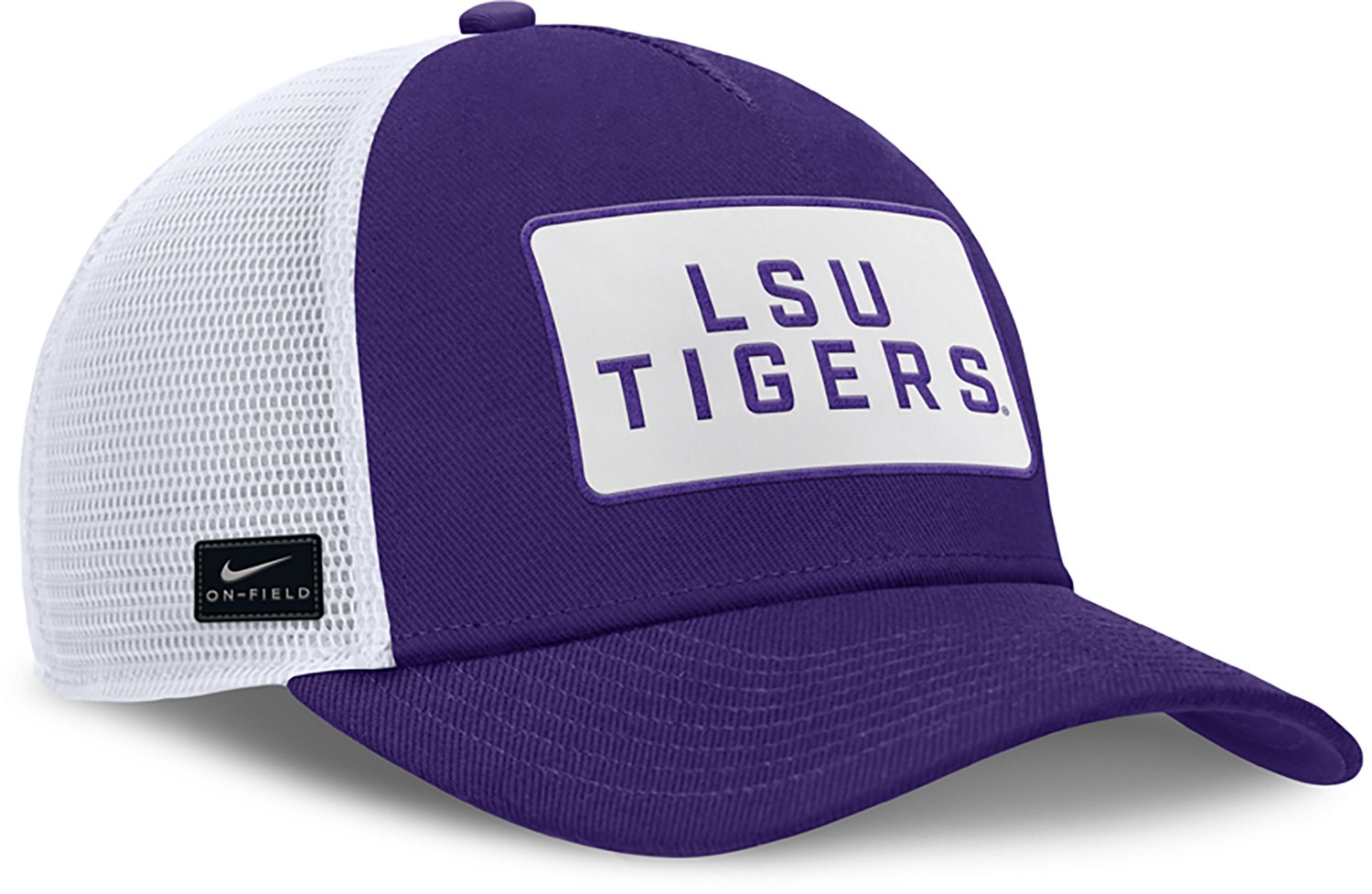 Nike Men's LSU Rise Gameday Team Patch Trucker Cap - view number 7