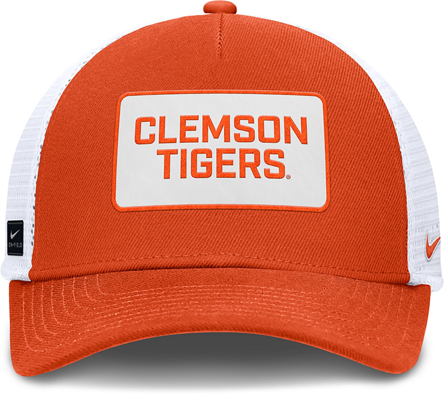 Nike Men's Clemson Rise Gameday Team Patch Trucker Cap - view number 6