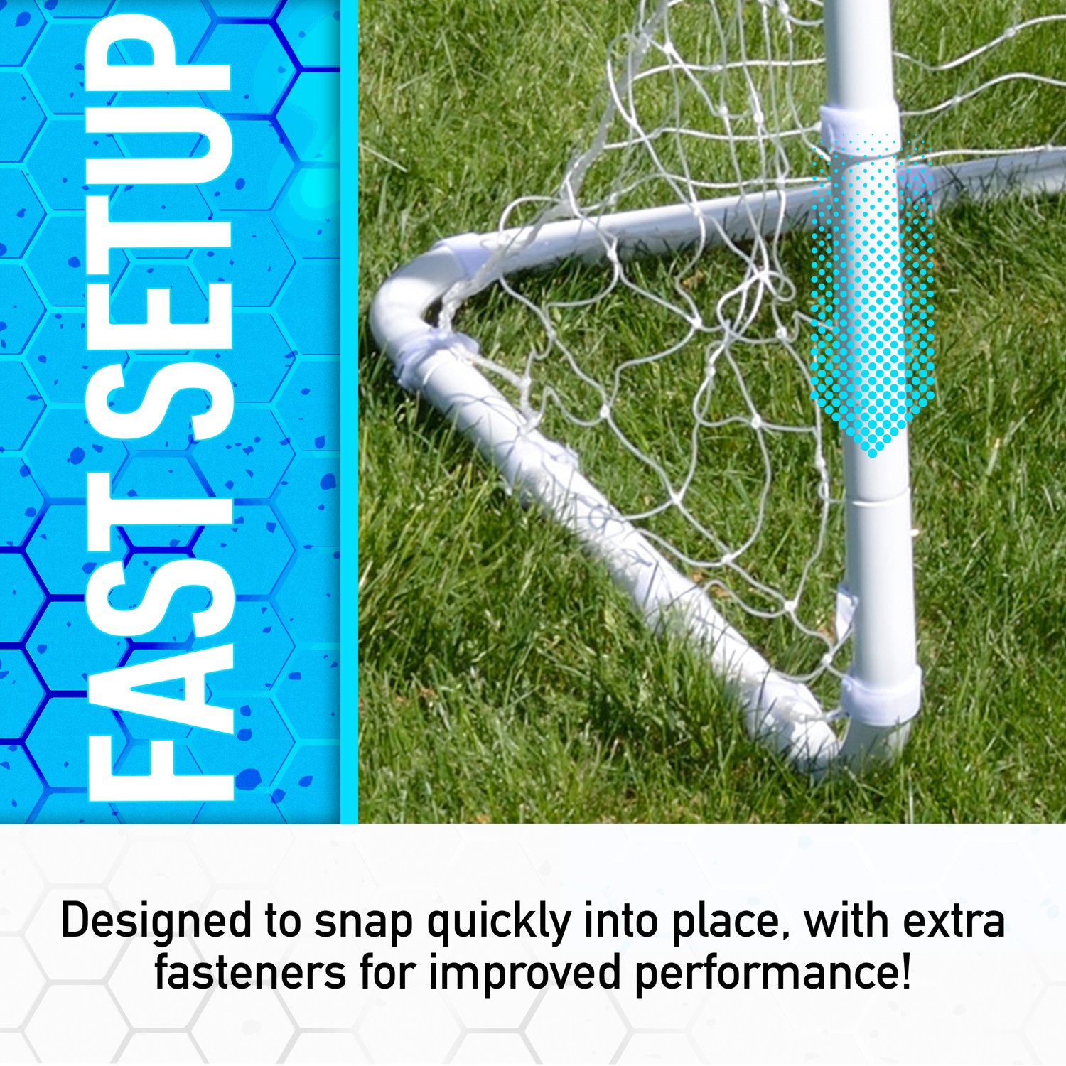 Franklin 4 ft x 6 ft Competition Steel Soccer Goal - view number 3