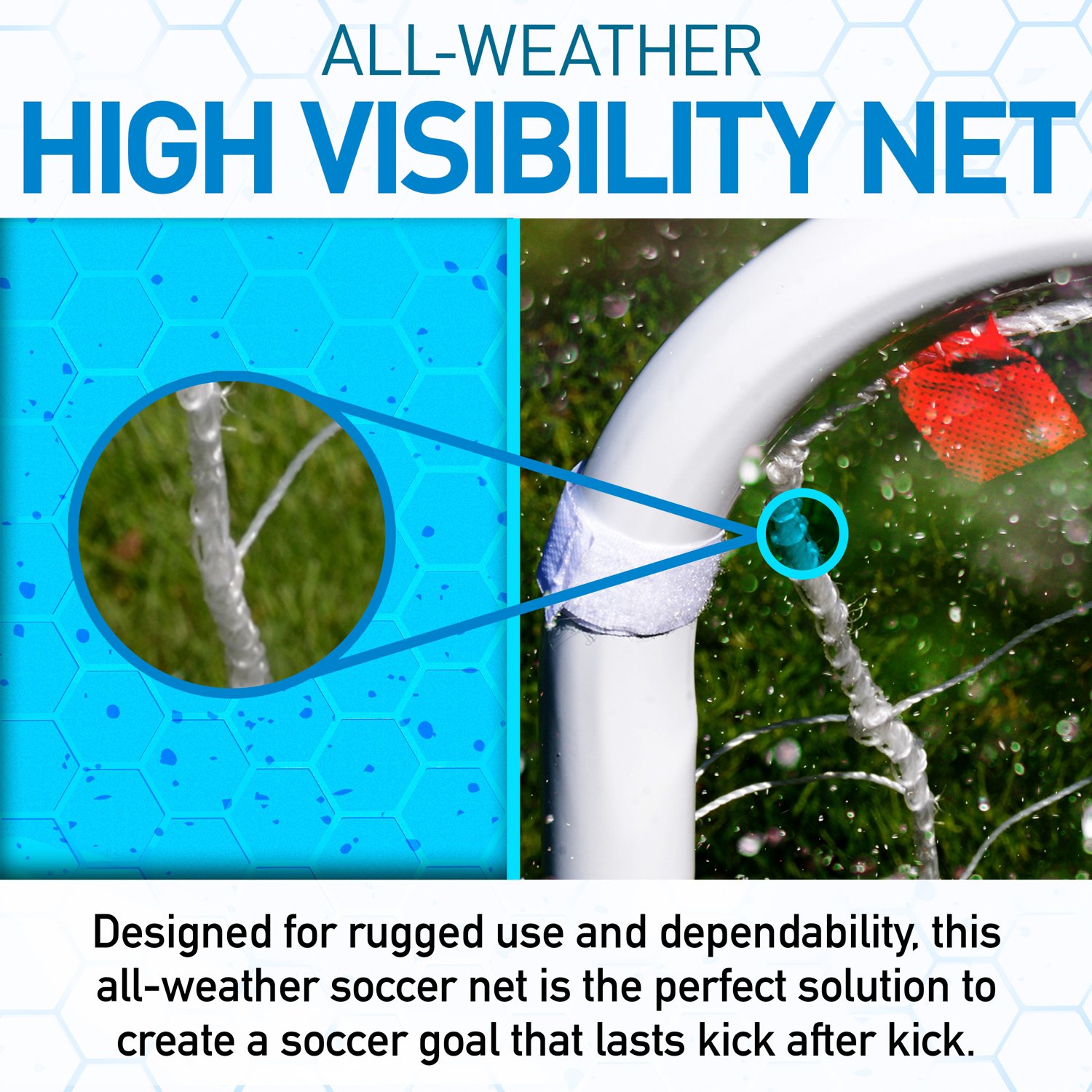 Franklin 4 ft x 6 ft Competition Steel Soccer Goal - view number 4