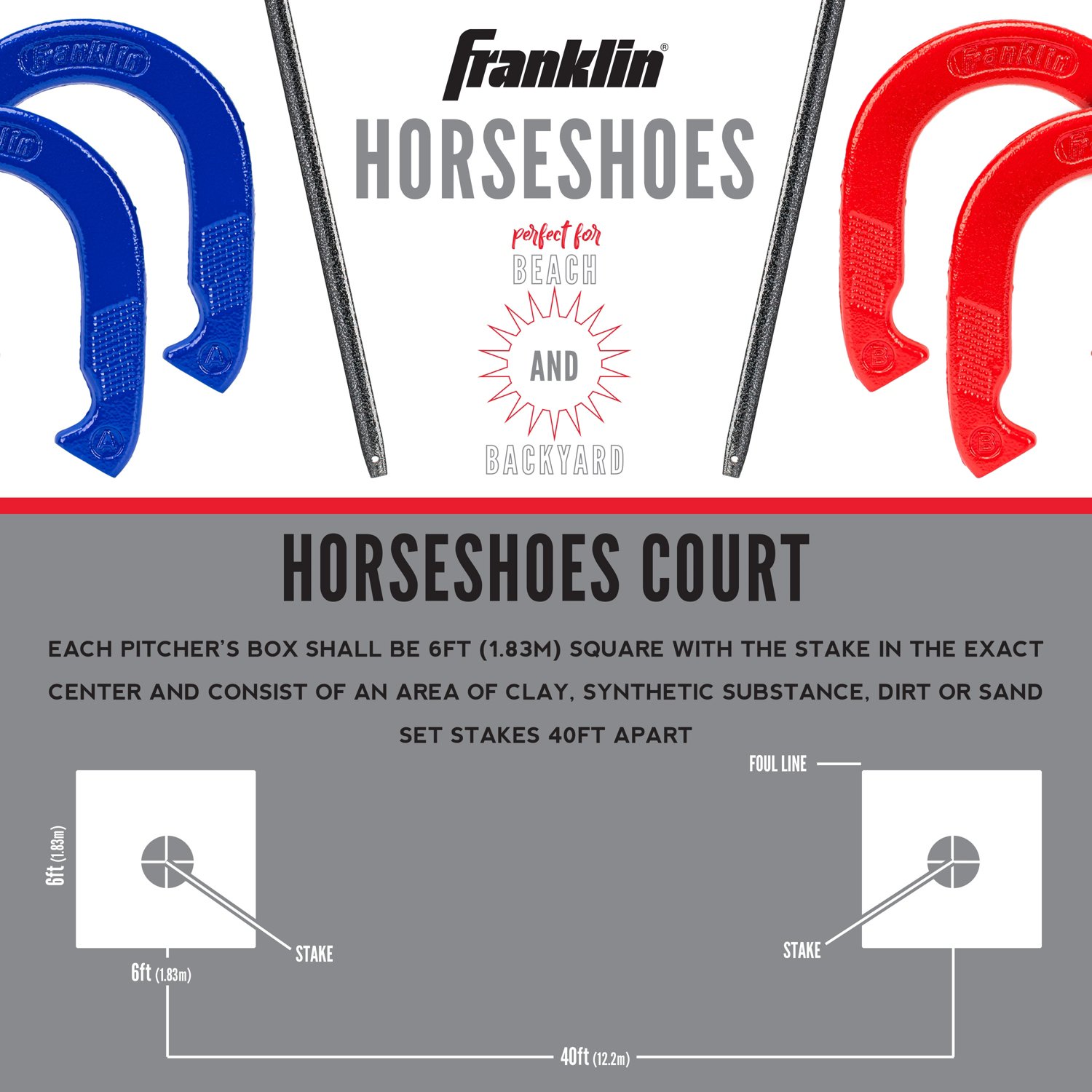 Franklin Intermediate Horseshoe Set                                                                                              - view number 4